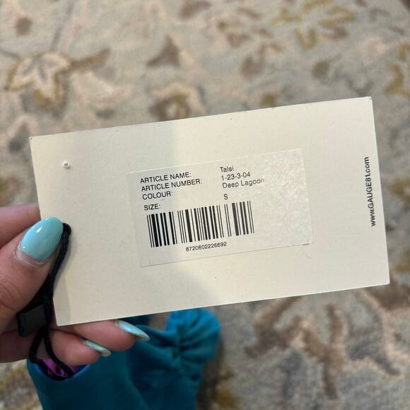 Gauge81 Talsi Mini Dress Deep Lagoon Size S NWT - Picture 7 of 7